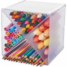 Clipboards & Display Stands Stackable Cube Organizer, X Divider, 4 7.2