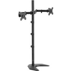 Desk mount tv stand Vivo Dual Free-Standing Mount Extra Adjustable Stand Fits up 27'