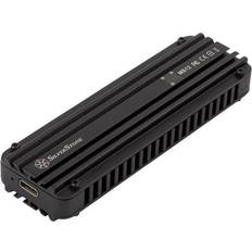 Externe Lagergestelle Silverstone MS12 lagringspakning M.2 NVMe Card USB 3.2 (Gen 2x2)