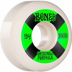 Hvite Skateboardtillbehør Bones #4 V5 Sidecut Skateboard Wheel White