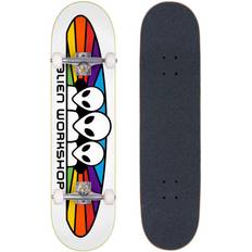 Gule Komplette skateboards Alien Workshop Komplet Skateboard Spectrum (Hvid/Rød/Gul) Hvid/Rød/Gul 8"