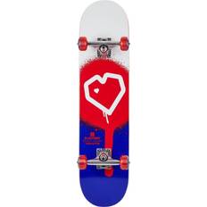 Blueprint Spray Heart Complete Skateboard Rasta