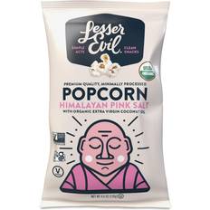LesserEvil Organic Popcorn Himalayan Pink Salt 4.6