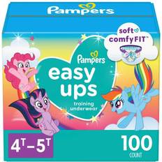 Pampers Girl's Easy Ups Training Underwear, Size 4T-5T, 17+kg