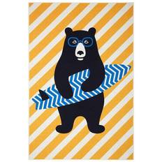 Gold Rugs Everwash Imagine Surfer Bear Gold/Blue