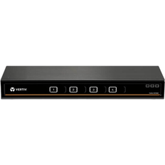 KVM Switches Vertiv 4-port Cybex SC845DPH KVM audio USB switch 4 x KVM audio USB 1 local user