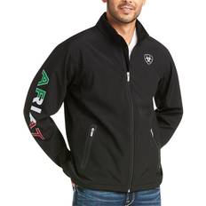 Black - Denim Jackets - Men Outerwear Ariat Men's New Team Softshell Mexico Jacket - Black
