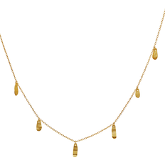 Maanesten Sølv Halskjeder Maanesten Columbine Necklace - Gold