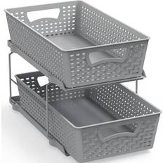 Simple Houseware 2-Tier (L+L) Organizer Pull Out Under Cabinet