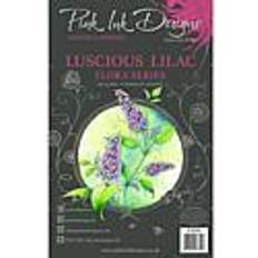 Crafts & Sewing Pink Ink Designs Luscious Lilac A5 Clear Stamp Set