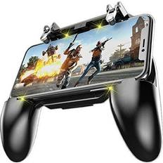 Pubg COOBILE Mobile Game Controller for PUBG Mobile Controller L1R1 Mobile Game Trigger Joystick Gamepad for 4-6.5" iOS & Android Phone(W10 Update)