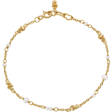 Gull Armbånd Maanesten Mero Bracelet - Gold/Pearls