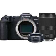 Canon Mirrorless Cameras Canon EOS RP Mirrorless Camera w/RF 24-240mm Lens F/4-6.3 is USM & Lens Mount Adapter