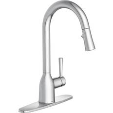 Sink Mounted Kitchen Faucets Moen Adler Pull Down Single Handle Kitchen Faucet (87233) Chrome