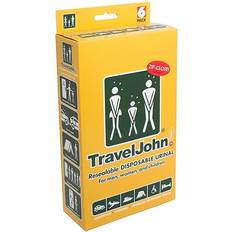 Traveljohn! Resealable Disposable Urinal (Set Of 6) White White 6 Pack