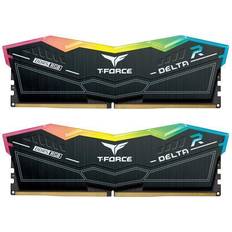 32 GB - 6800 MHz - DDR5 RAM minne TeamGroup T-Force Delta RGB Black DDR5 6800MHz 2x16GB (FF3D532G6800HC34BDC01)