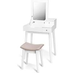 Costway Vanity Dressing Table 2-Piece Set