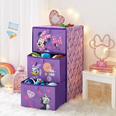 Storage Boxes Idea Nuova Disney Minnie Mouse 3 Drawer Soft Storage Unit with Poly