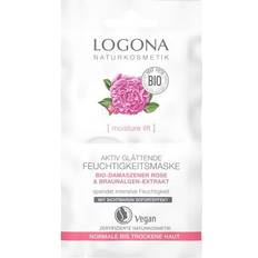 Rosa Gesichtsmasken Logona Facial care Anti-ageing skin care Organic Damask Rose & Kalpariane Organic Damask Rose & Kalpariane