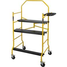 5-ft Jobsite Deluxe Scaffold with Tray and Safety Rail