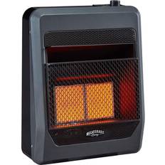 Bluegrass Living Natural Gas Vent Free Infrared Gas Space Heater w/Blower & Base Feet, 20000 BTU