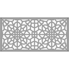 Barrette Outdoor Living 2 ft. x 4 ft. Decorative Screen Panel, Fretwork Clay