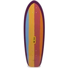 Yow Your Own Wave Power Surfing Series Surfskate Deck (Hossegor) Orange/Gul/Blå