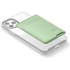 Phone case with card holder Elago Phone Card Holder Phone Card Holder Pocket [Pastel Green] Secure Card Wallet Ultra Slim Card Holder 3M Adhesive ID Card for iPhone Galaxy and Most Smartphones