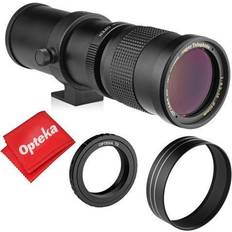 Camera Lenses Opteka 420-800mm f/8.3 Telephoto Zoom Lens for Canon EOS EF-M M200