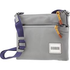 Coach Mens Pacer Crossbody Bag in Black Copper/Heather Grey