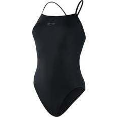 Damen Badeanzüge Speedo Endurance+ Thinstrap Swimsuit - Black
