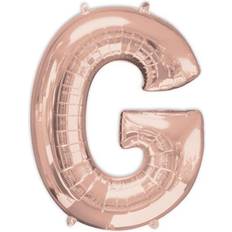 Anagram 89759 37 in. Letter G Rose Gold Balloon