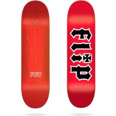 Røde Decks Flip Skateboard Deck Team HKD Red 8.13 x 32.0 Rød 8.125" Unisex Adult, Kids, Newborn, Toddler, Infant