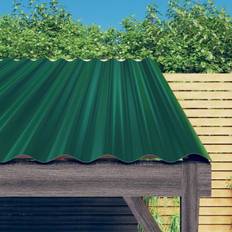 vidaXL 80 36x Roof Panels Powder-coated Steel Profile