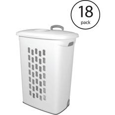Bathroom Interior & Storage Sterilite Wheels Laundry Baskets