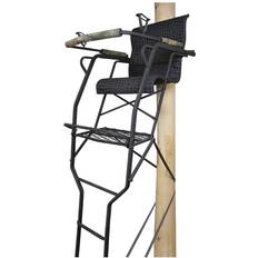 Extension Ladders Hawk 20' Big Denali 1.5 Ladder Stand- countured mesh Comfort seat- Silent Ladder Stand, Multi, Standard