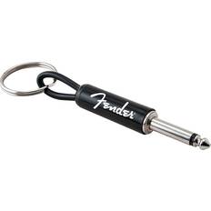 Pluginz Fender Guitar Plug Keychain Black