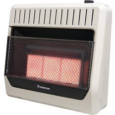 Fireplaces ProCom Heating 28,000 BTU Vent Free Infrared Propane Gas Space Heater, White
