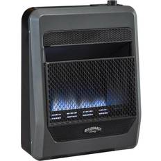 Gas Fires Bluegrass Living Propane Gas Vent Free Blue Flame Gas Space Heater w/Blower & Base Feet, 20000 BTU