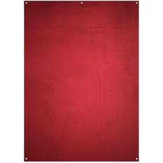 Westcott X-Drop Matte Vinyl Backdrop, Aged Red Wall, 5x7'