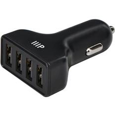 Iphone 4 charger Monoprice 4-Port USB Car Charger