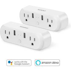 Etekcity 2 Pack Voltson Wi-Fi Smart Plug Mini Outlet with Energy