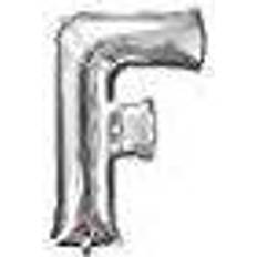 Amscan Letter F Supershape Silver Foil Balloon 34/86cm P50