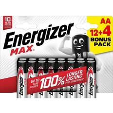 Aa energizer Energizer MAX AA Batteries (16 Pack) Double A Alkaline Batteries