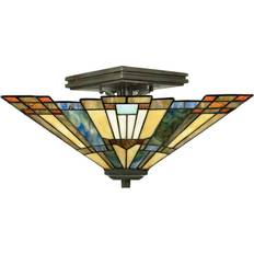 QUOIZEL Semi-flush ceiling light Inglenook Pendelleuchte