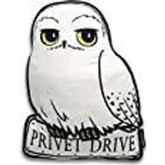 Grå Puter Harry Potter Kudde uggla Hedwig vit/grå, tryckt, tillverkad av %