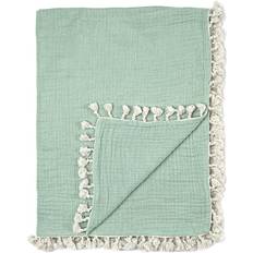 Crane Baby 6-Layer Muslin Blanket Evergreen