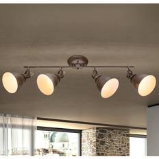 Braun Spotlights Globo Lighting Giorgio four-bulb ceiling Spotlight