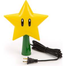Gelb Sonstige Einrichtung Super Mario Bros. 7-Inch Super Star Light-Up Holiday Tree Topper