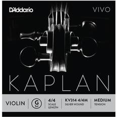 D'Addario Strenger D'Addario Kaplan Vivo Violin G String 4/4 Scale Medium Tension